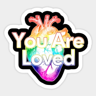 Rainbow Hugs Sticker